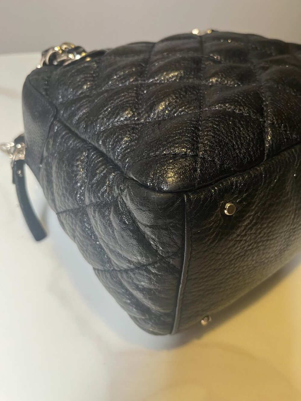 Kate Spade New York Elizabeth Gold Coast Quilted Black Leather Shoulder Bag - Picture 8 of 14